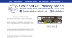 Desktop Screenshot of crakehallprimaryschool.co.uk